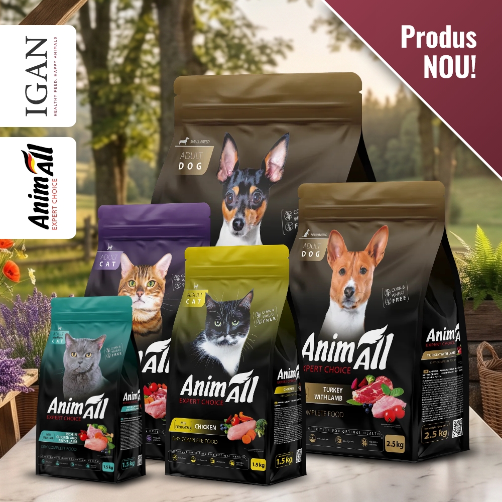 AnimAll Expert Choice – Noua gamă de hrană premium pentru câini și pisici este acum disponibilă